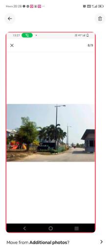 a screenshot of the facebook page of a street with a tree at Lumut Marina in Lumut