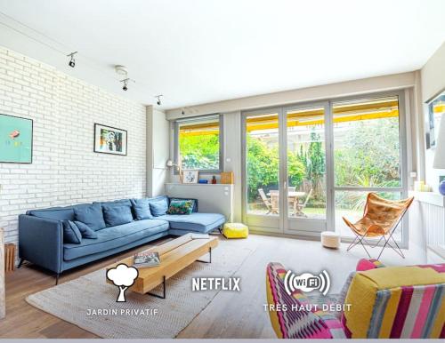 Lumineux avec Jardin, 2BR, 4 à 5 personnes