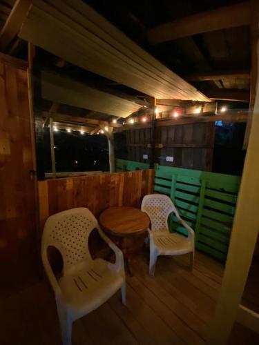 Χώρος καθιστικού στο Glamping colina campestre ecológica