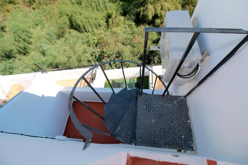 a balcony on the back of a boat at Luna de Mojácar in Mojácar