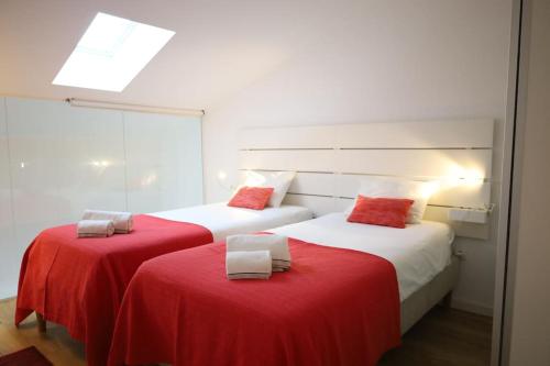 En eller flere senge i et værelse på Grandchildren's House