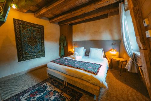 เตียงในห้องที่ Santolina Etrusca Bed and Breakfast, Sauna, Hammam, Jacuzzi