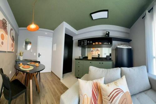 Una cocina o kitchenette en Lindo Studio Vila Pauliceia Santana Zona Norte