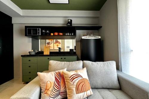 Una cocina o kitchenette en Lindo Studio Vila Pauliceia Santana Zona Norte