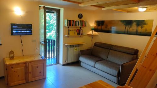 Posezení v ubytování CASA APRICA - BoxAuto - Wifi -
