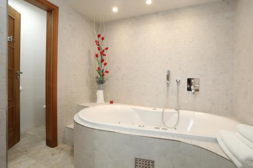 Koupelna v ubytování Hotel Pod Věží