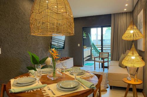 Χώρος καθιστικού στο Villas Manatee Apartamento H101 Nobile Stays