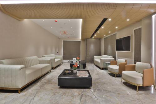 Ruang duduk di Hotel Bawa Inn