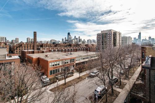 a view of a city skyline with buildings and trees at The Sono Chicago in Chicago