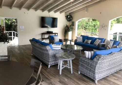 Χώρος καθιστικού στο The Beach House VI