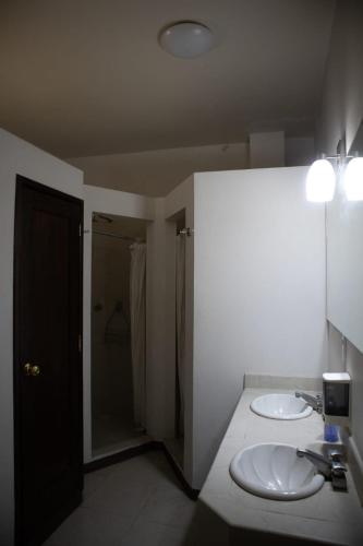 Η κουζίνα ή μικρή κουζίνα στο Hostal de Las Américas