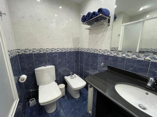 Ein Badezimmer in der Unterkunft Apartamento en el centro urbano