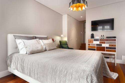 Letto o letti in una camera di Luxury Apartment In Cardosas