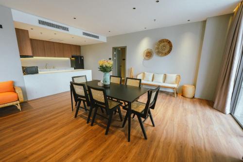 Una cocina o cocineta en Roxy Beach Resort