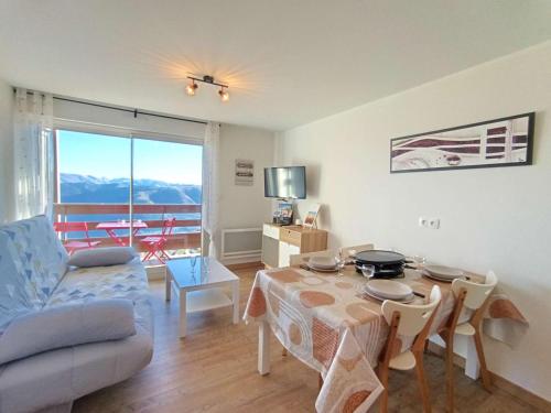 Studio lumineux 4 pers, balcon, Pla d'Adet - FR-1-457-363