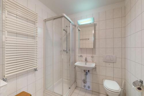 Koupelna v ubytování Apartment Crappun 3