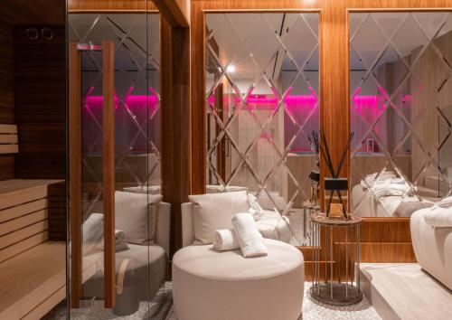 Koupelna v ubytování Hotel Degli Aranci