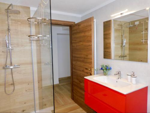 Koupelna v ubytování b&b Tati