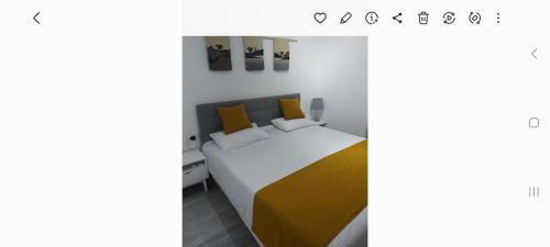 Ένα ή περισσότερα κρεβάτια σε δωμάτιο στο Spacious and modern one bed in hurhgarda