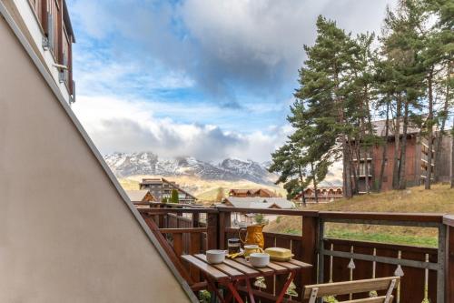 Le Devoluy, appartement pour 6 avec balcon