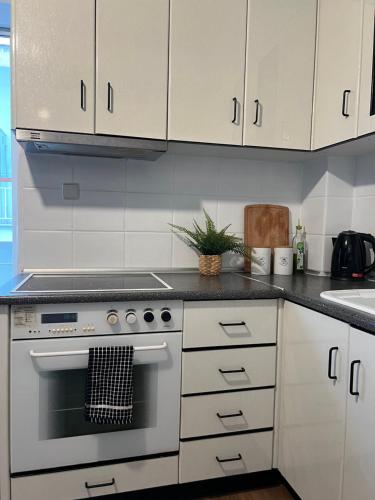 Dapur atau dapur kecil di L aparts Thessaloniki