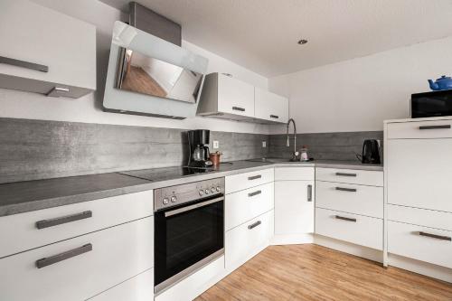 Dapur atau dapur kecil di Ferienwohnung Doris