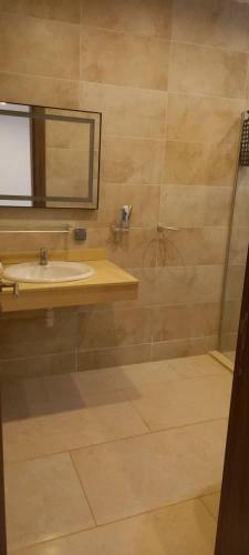 Kupatilo u objektu Chalet assinie mahome