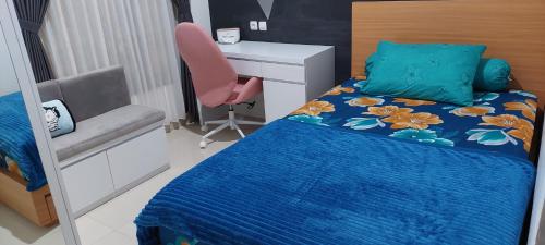 Кровать или кровати в номере Vila alimenta