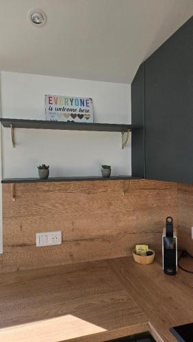 Kuchyň nebo kuchyňský kout v ubytování Appartement moderne et cosy
