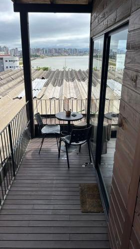 Balkoni atau teres di CASA CONCEITO - studio panoramico, suites e quartos