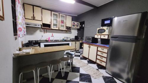 Η κουζίνα ή μικρή κουζίνα στο Casa Refúgio Caiçara no Sertão