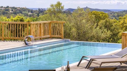 Villa Gaïa, 6 pers, piscine chauffée, 3 min plage