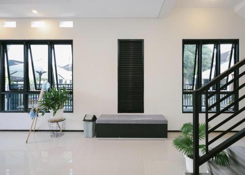 Гостиная зона в B Syariah Guest House
