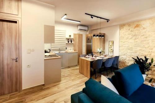 Kuchyň nebo kuchyňský kout v ubytování Casa di Cleopatra - Heraklion Luxurious Getaway