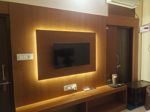 TV a/nebo společenská místnost v ubytování Prtap home stay