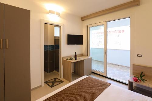 The Square Castelsardoにあるテレビまたはエンターテインメントセンター
