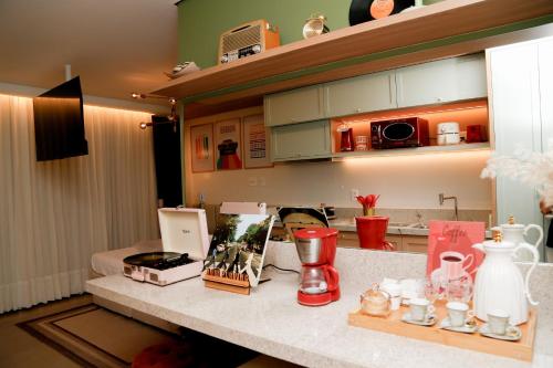 Φωτογραφία από το άλμπουμ του Flat Retro - Piscina, Sauna, Coworking σε Goiânia