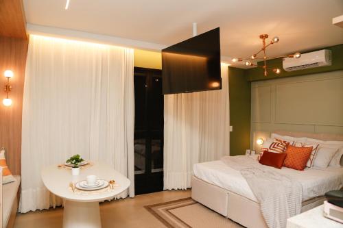 Φωτογραφία από το άλμπουμ του Flat Retro - Piscina, Sauna, Coworking σε Goiânia