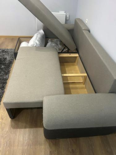 Χώρος καθιστικού στο Appartement Agréable Robertsau