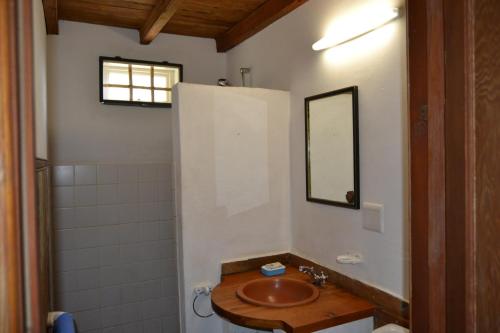 Ένα μπάνιο στο Aloe Guest House