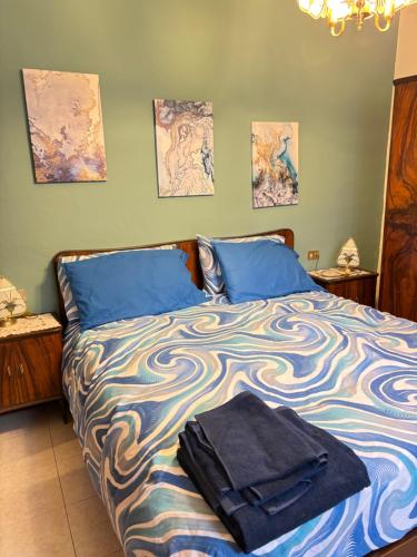 Postel nebo postele na pokoji v ubytování casa di Gio