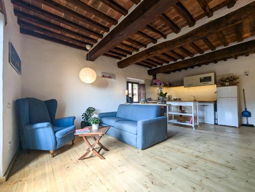 Posezení v ubytování Il Palazzo, Le Fornaci