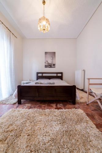 Postel nebo postele na pokoji v ubytování Evans House