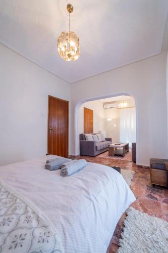 Postel nebo postele na pokoji v ubytování Evans House