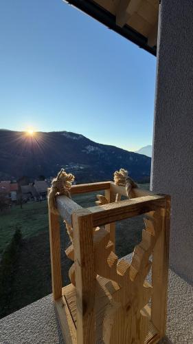 Nespecifikovaný výhled na hory nebo výhled na hory při pohledu z apartmánu