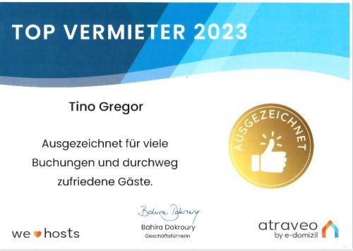 a screenshot of the top verifier homepage with a gold coin at Wohnung In Niedergurig Mit Grill, Sauna Und Garten in Malschwitz