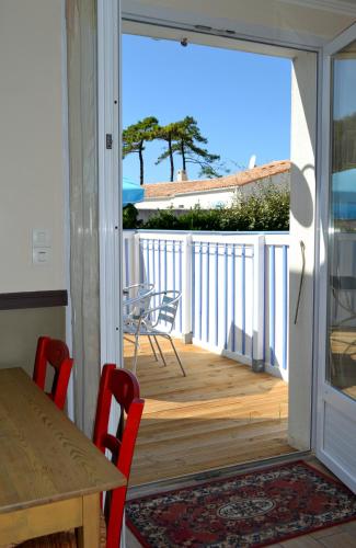 Ein Balkon oder eine Terrasse in der Unterkunft Atlantic Hôtel