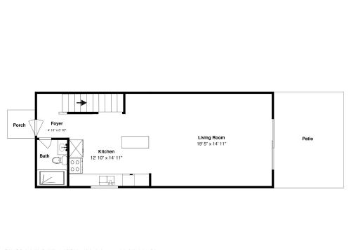 a floor plan of a house at Starboard Light 1 in Ormond Beach
