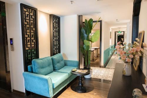 Zona de estar de Mina Hotel and Spa