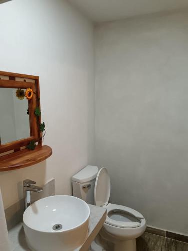 BM Zihua Casa de Huéspedesにあるバスルーム